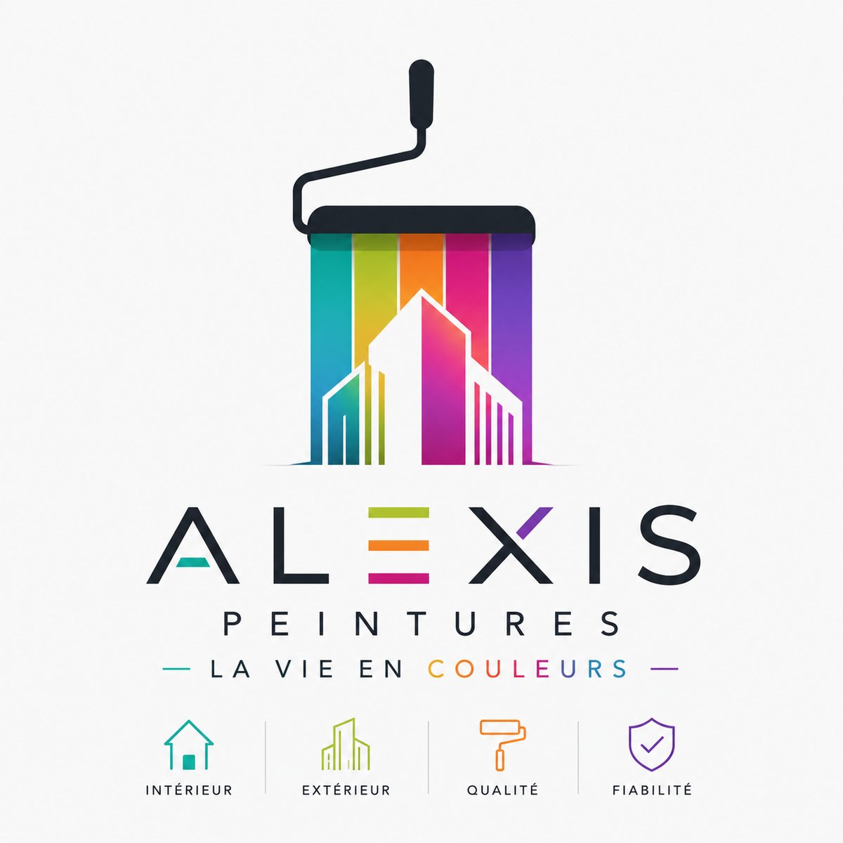 Logo Alexis Peintures — la vie en couleurs
